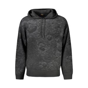 HUGO BOSS MEN'S BLACK SWEATER