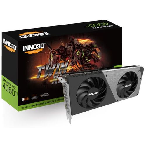 Grafička kartica INNO3D GeForce RTX 4060 Ti 8GB TWIN X2, 8GB GDDR6 slika 1