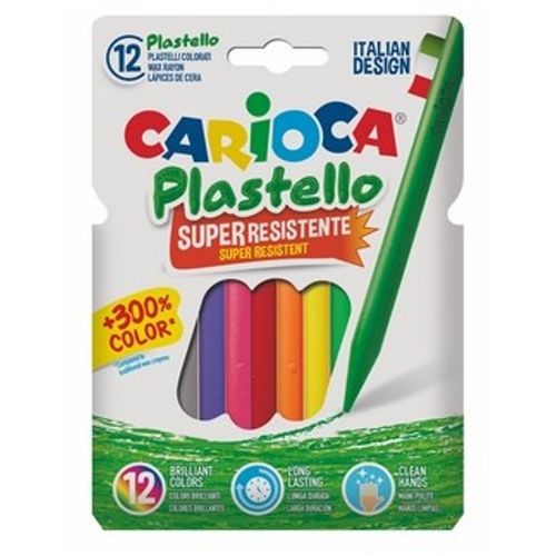 CARIOCA pastele Plastello Round Box 12 boja slika 1