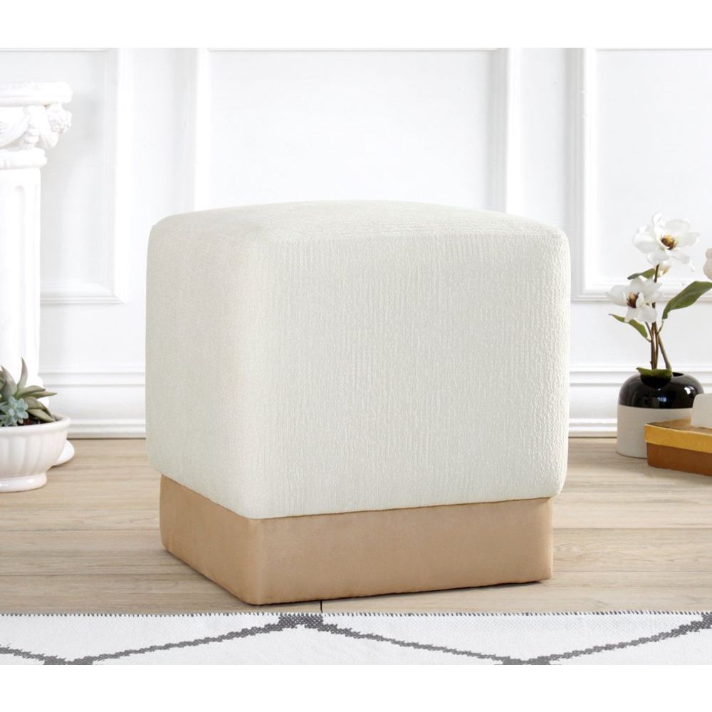 Borgot - Kremasti Pouf slika 1