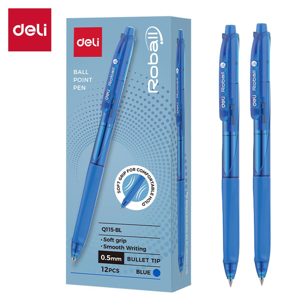 HEMIJSKA OLOVKA DELI PLAVA 0,5mm (trougaoni grip) EQ115 slika 1