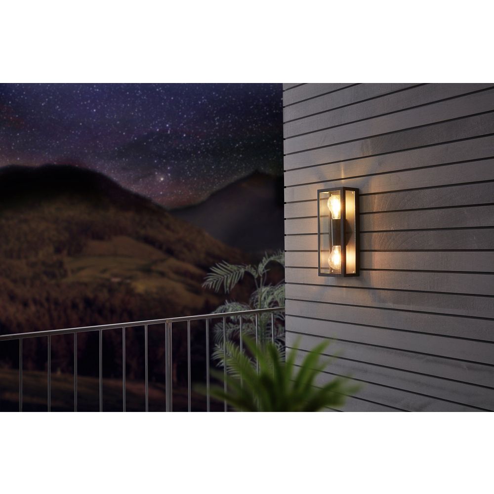 Eglo Alamonte 1 Vanjska Zidna/Stropna Lampa, E27, Crna slika 8