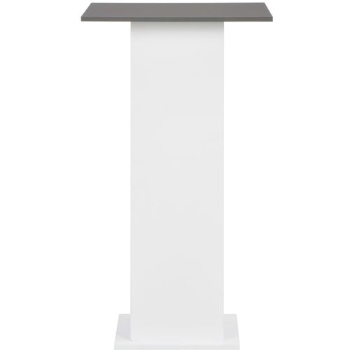 Barski stol bijeli i antracit sivi 60 x 60 x 110 cm slika 34