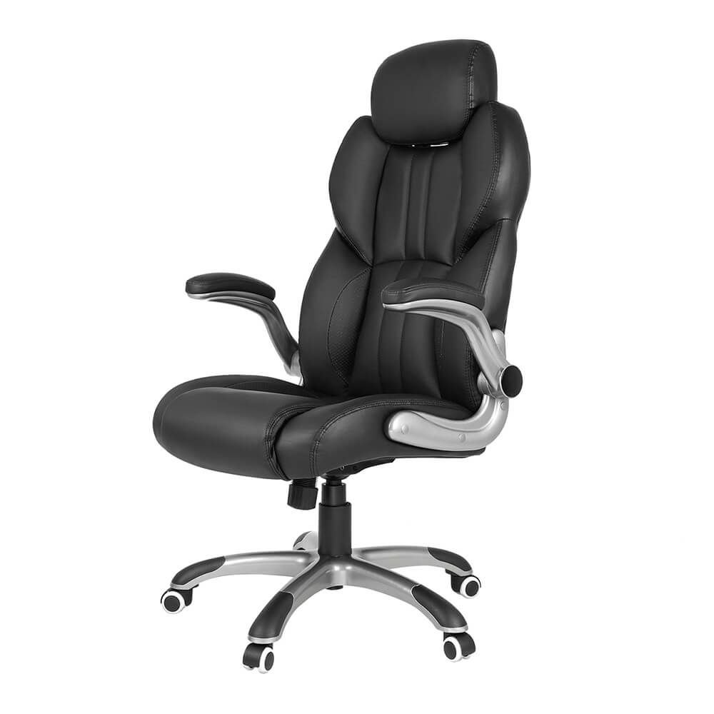 SONGMICS OBG65BK uredska stolica, crna slika 1