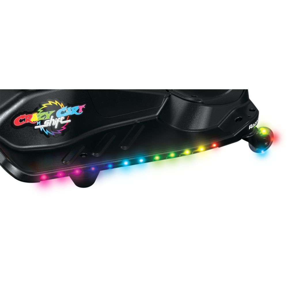 Razor Električno karting vozilo Kids Crazy Shift Lightshow Black slika 8