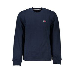 TOMMY HILFIGER MEN'S BLUE ZIPLESS SWEATSHIRT