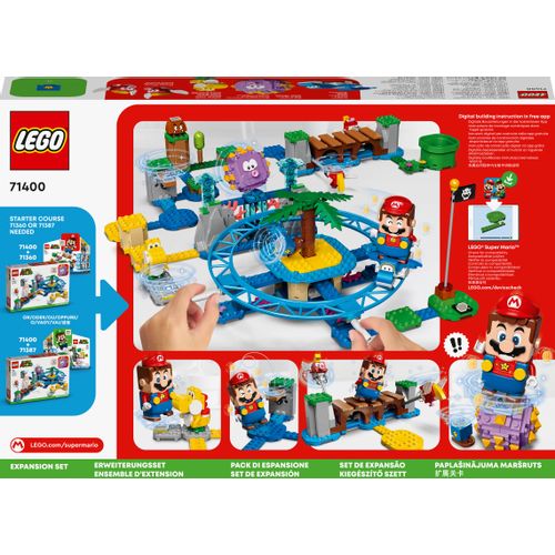 LEGO® SUPER MARIO™ 71400 big urchin u vožnji plažom slika 16