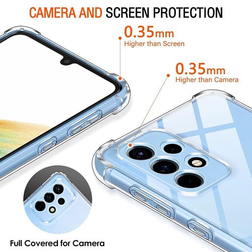 Techsuit Shockproof Clear Silicone prozirna maskica otporna na udarce za Samsung Galaxy A33 5G slika 4