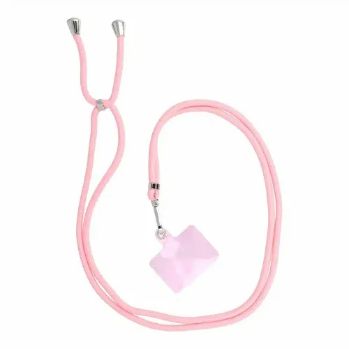 SWING privjesak za telefon podesive duljine / duljina kabela 165 cm (max 82,5 cm u omči) / rame ili vrat – lite pink slika 6