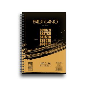 Blok FABRIANO Schizzi A4 90G 120L Per. Spiralni Long Side 52129766