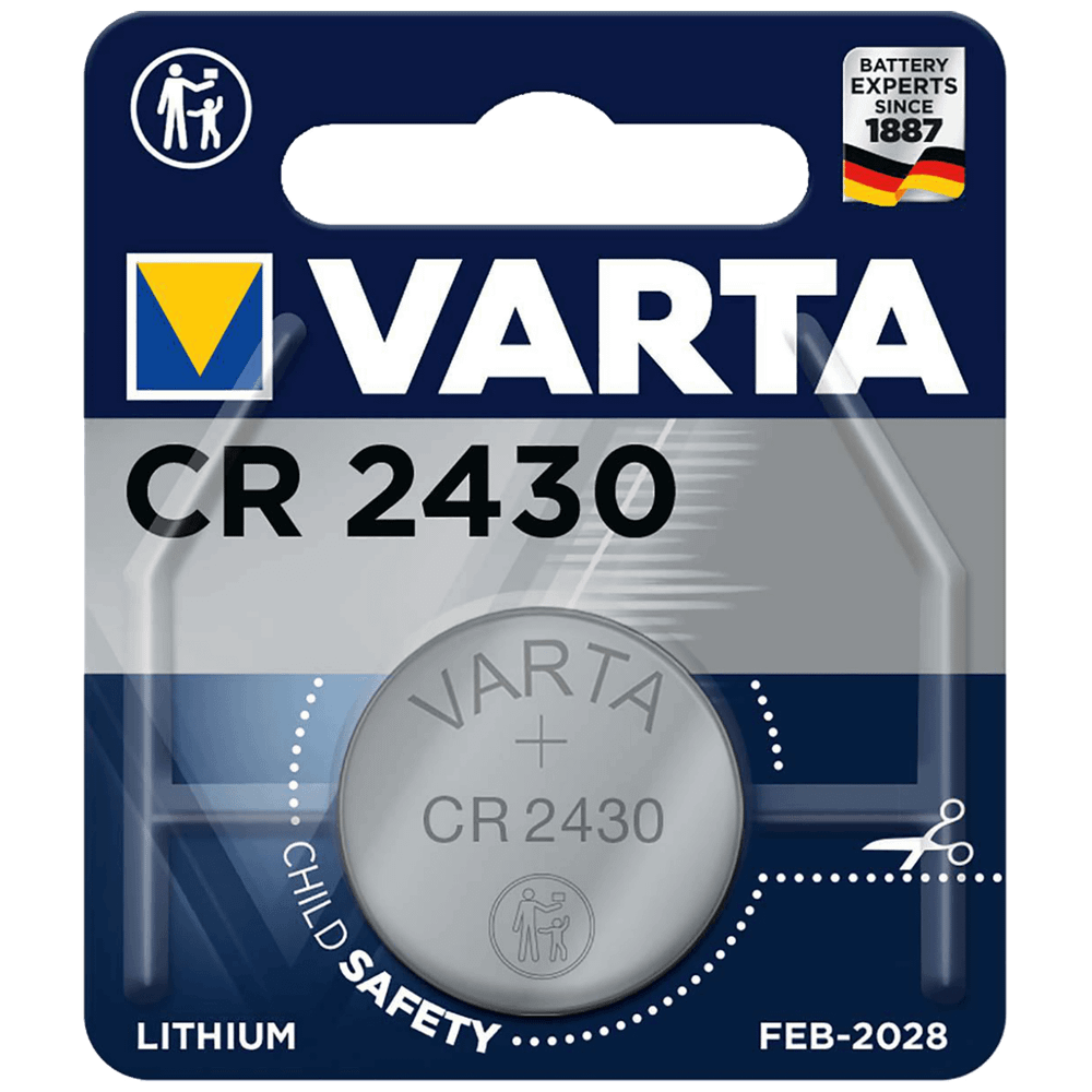 Varta Baterija litijska, CR2430, 3 V, dugmasta, blister 1 kom slika 1
