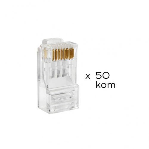 Konektor RJ45 CAT6 8P8C JWD-AD81 50 kom slika 1