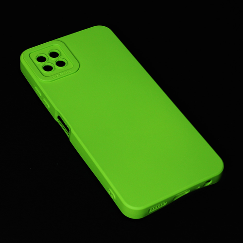 Torbica Silikon color za Samsung A226B Galaxy A22 5G tamno zelena slika 1