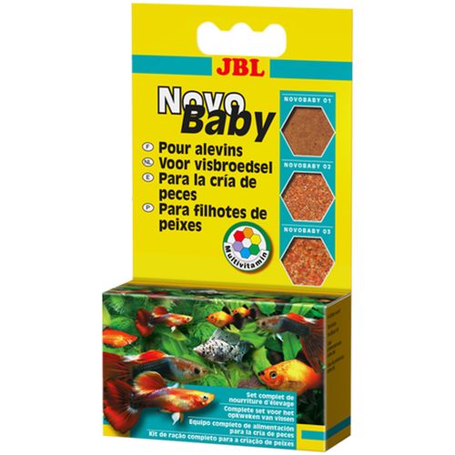 JBL NovoBaby hrana za mlađ guppy-e i ostale živorodne vrste, 3*10 ml slika 1