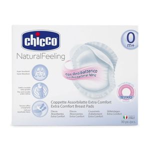 Chicco NaturalFeeling Antibakterijske blaznice za grudi 30kom