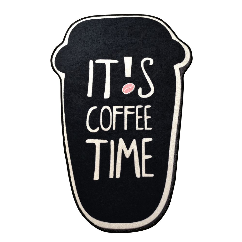 Tanka višebojna staza sa digitalnim printom  Coffee Time  (80 x 120) slika 2