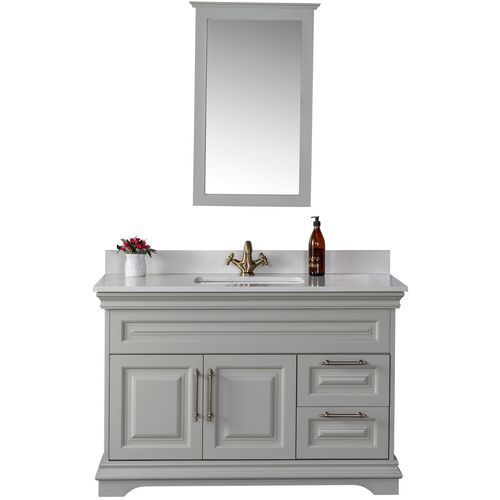 Hanah Home Huron 48 - Grey Grey Bathroom Furniture Set (2 Pieces) slika 6