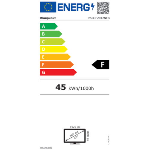 Blaupunkt TV BS43F2012NEB (LED, FHD, SMART DVB-T/T2/C/S2, 108 cm) slika 4