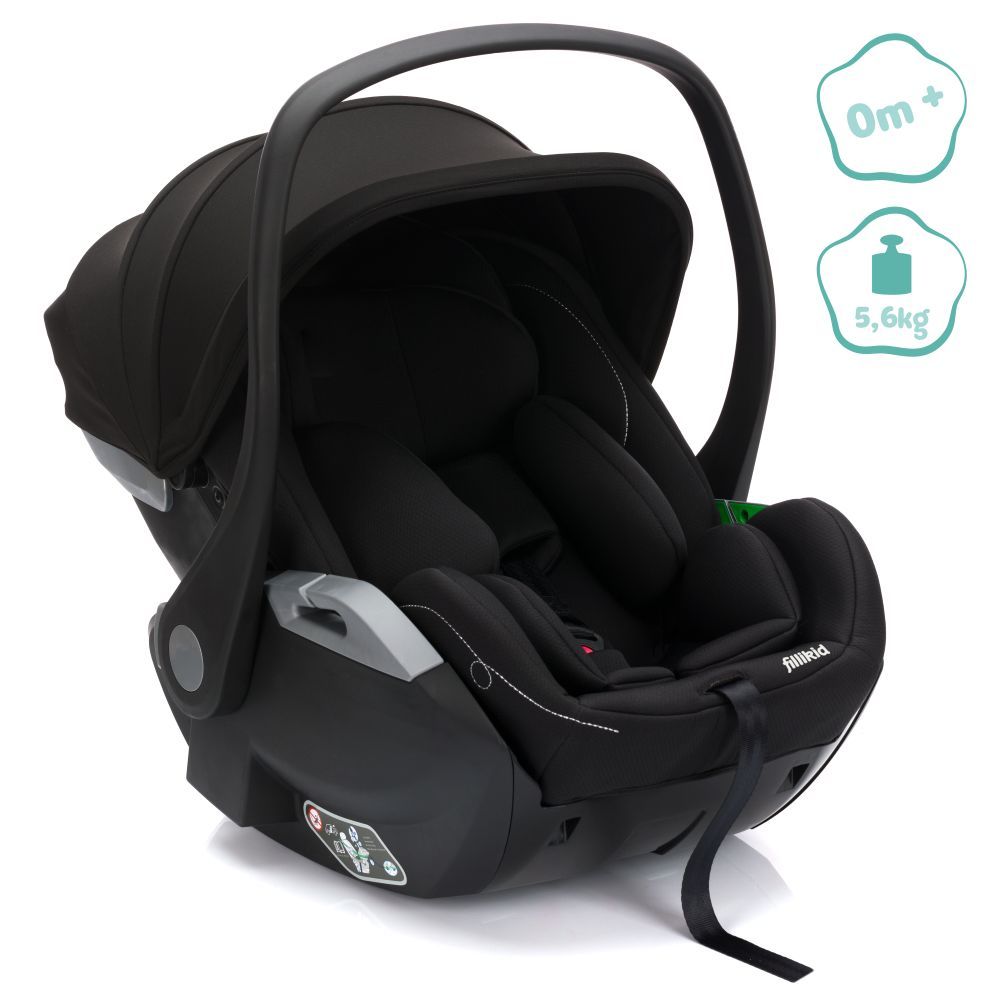 Fillikid autosjedalica NOA 360 + baza, crna slika 3