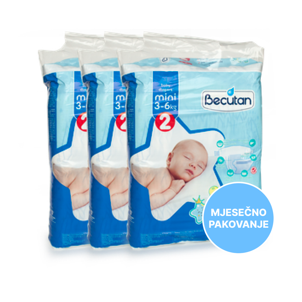 Becutan Pelene Mjesečno pakovanje XXL slika 5