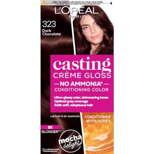 L'Oreal Paris Casting Creme Gloss Boja za kosu 323 Dark Chocolate slika 1