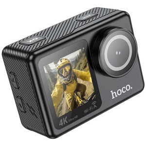 hoco. Sportska kamera, 1.3"/ 2" IPS LCD, 4K UHD, WiFi, microSD - DV101