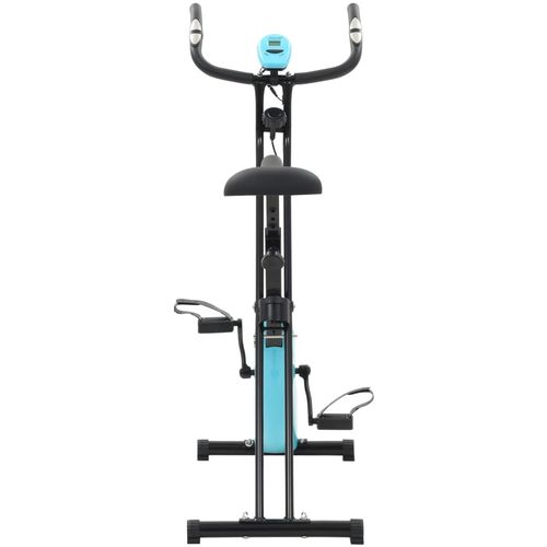 Magnetski bicikl za vježbanje s mjerenjem pulsa crno plavi slika 39