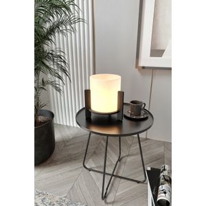 Stolna Lampa od Borovine - Crna