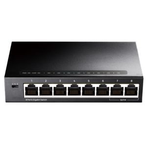 Cudy GS108 metalni 8-Port Gbit desktop Switch, 8x RJ45 10/100/1000 (Alt.1008D)