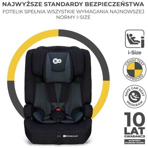 Kinderkraft Autosediste Safety Fix 2 I-Size Black 75-150cm slika 4