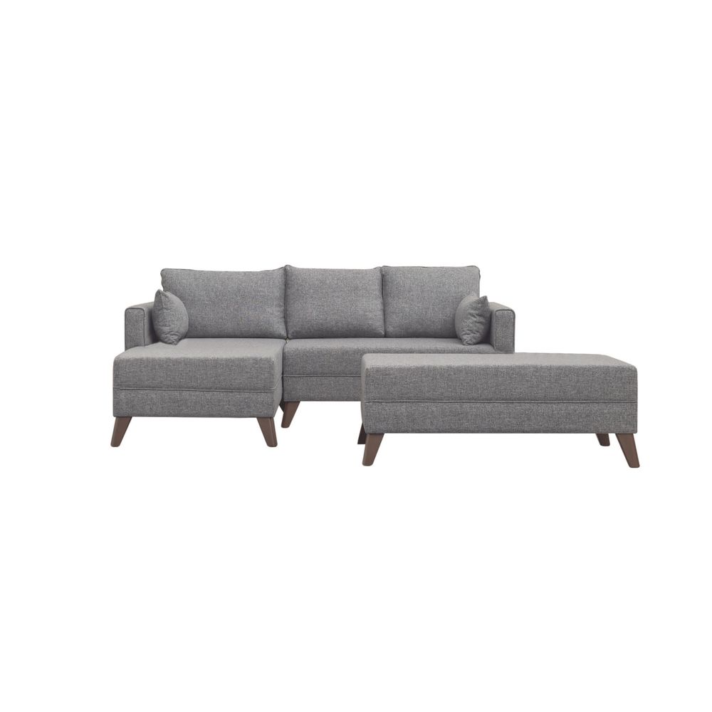 Ugaona Sofa Bella Lijevi Kut 2 Siva sa Funkcijom Ležaja slika 8
