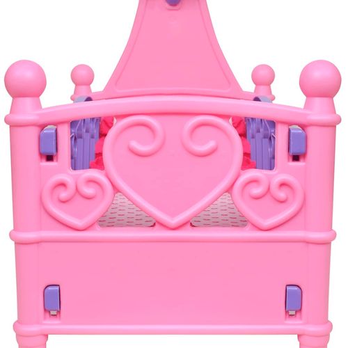Dječja Igračka Krevet za Lutke pink + ljubičasta boja slika 21