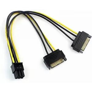 Adapter za napajanje VGA (6-pin) -2 x Sata