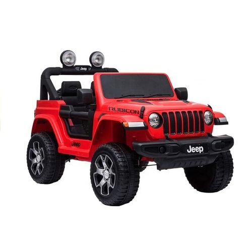 Licencirani Jeep Wrangler Rubicon crveni - auto na akumulator slika 1