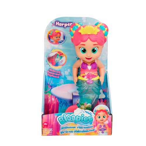 BLOOPIES lutka sirena  Shimmer Mermaids Harper 917330 slika 2