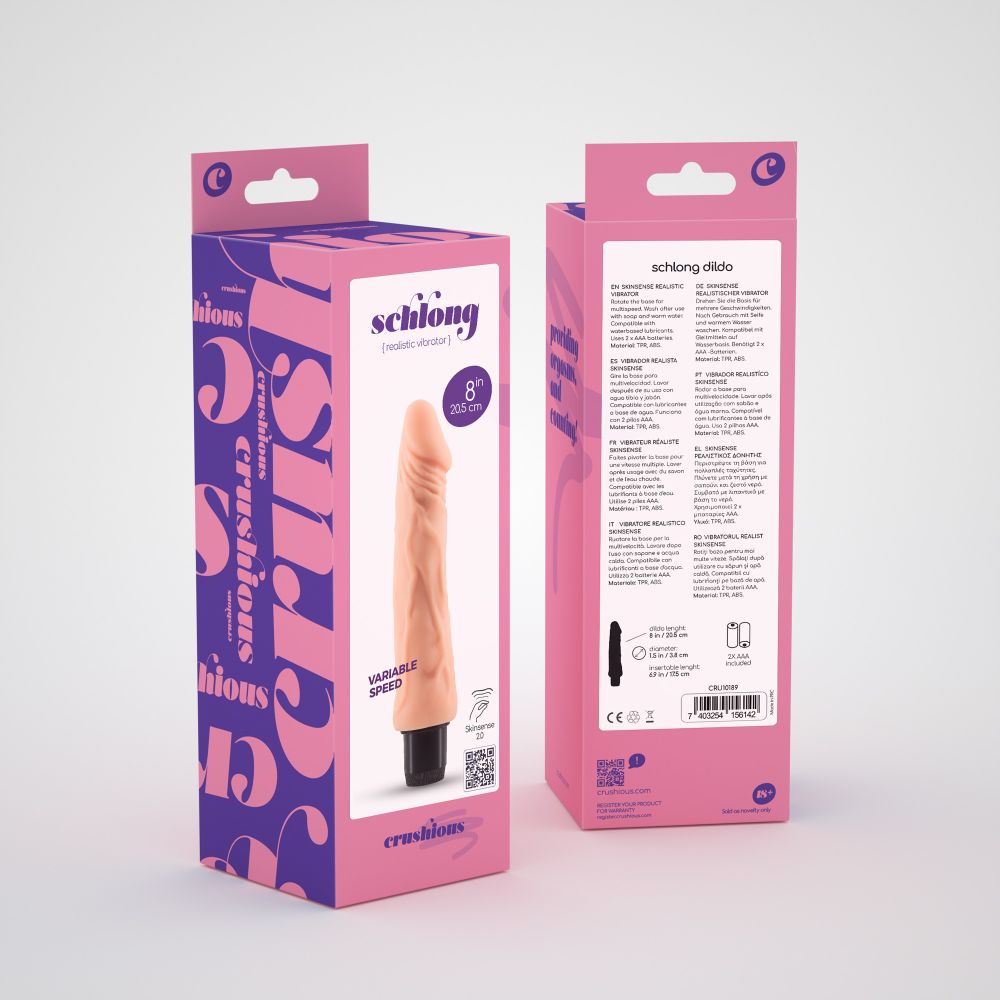 Realistični vibrator Crushious - Schlong slika 8