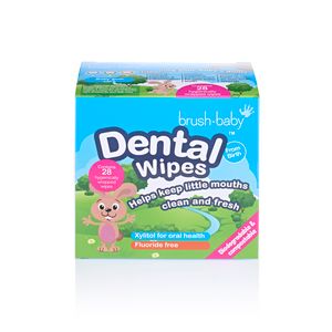 Brush-Baby Vlažne maramice za desni DentalWipes 28kom