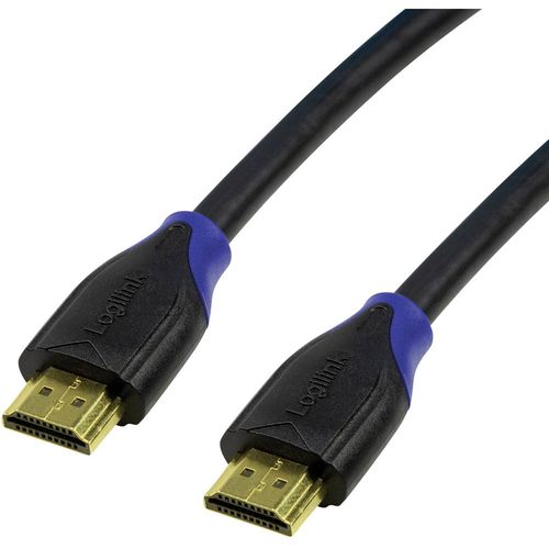 LogiLink HDMI priključni kabel HDMI A utikač, HDMI A utikač 1.00 m crna CH0061 audio povratni kanal (arc), Ultra HD (4K) HDMI s eternetom, pozlaćeni kontakti HDMI kabel slika 4