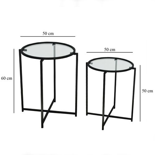 S412 Black Side Table slika 9