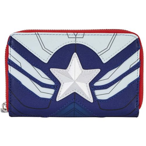 Marvel Falcon Captain America Cosplay Zip Around Wallet slika 1