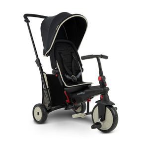 Smart Trike tricikl Folding Str 3 - Black with Cream Piping