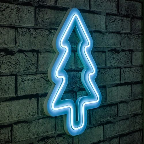 Wallity Ukrasna plastična LED rasvjeta, Christmas Pine - Blue slika 10
