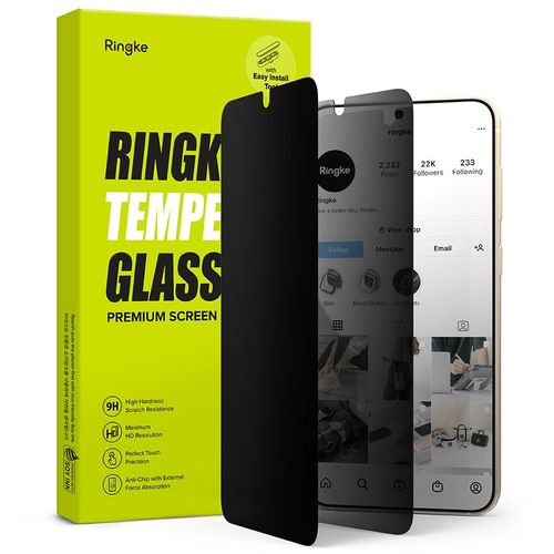 Ringke TG kaljeno staklo za Samsung Galaxy S23+ Privacy slika 1