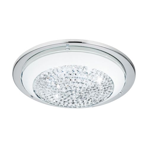 Eglo Acolla plafonjera/1, led, 11w, 950lm, prom 290, krom/staklo/kristali  slika 1