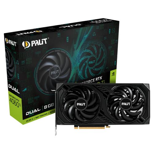 PALIT RTX4060Ti Dual 8GB GDDR6 128bit 3-DP HDMI (NE6406T019P1-1060D) grafička karta slika 1