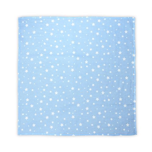 LORELLI dekica za previjanje muslin 80/80 Cm Aquatic With Stars slika 1