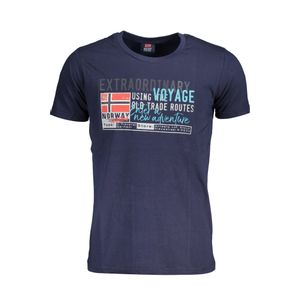 NORWAY 1963 MEN'S BLUE SHORT SLEEVED T-SHIRT