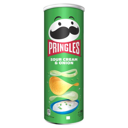 Pringles cips sour cream onion 165 g slika 1