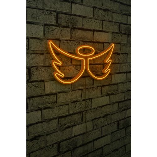 Wallity Ukrasna plastična LED rasvjeta, Angel - Yellow slika 1