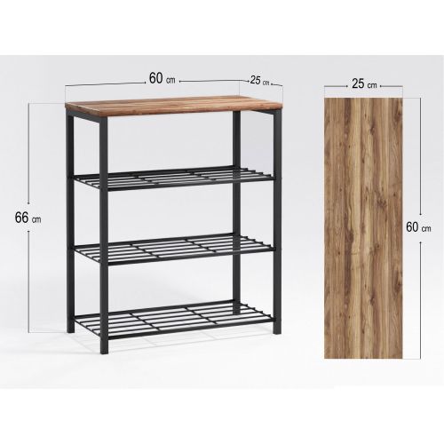 Ggmbtlayk001 OakGrey Shoe Cabinet slika 3